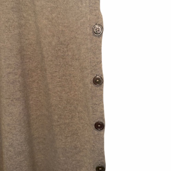 Ralph Lauren Purple Label Tan Wool Cashmere Knit Sweater Dress Size Medium NWT - Picture 8 of 13